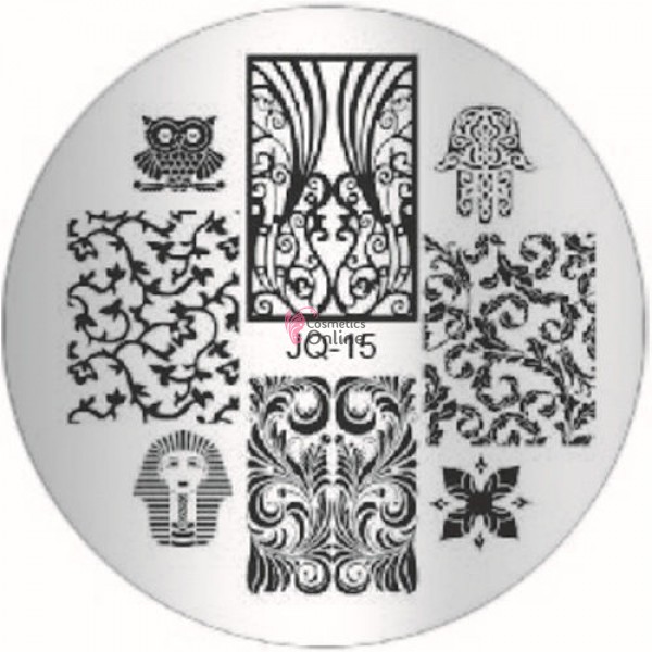 Matrita de Unghii din metal rotunda 5,5cm JQ15